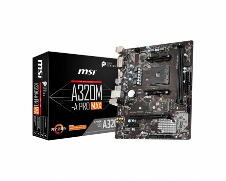 MSI A320M-A PRO MAX DDR4 3200 (OC) DVI HDMI mATX