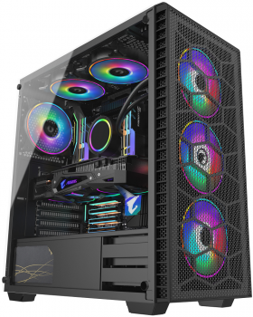 GAMEPOWER HORIZON RGB GAMING KASA MESH PANEL 750W