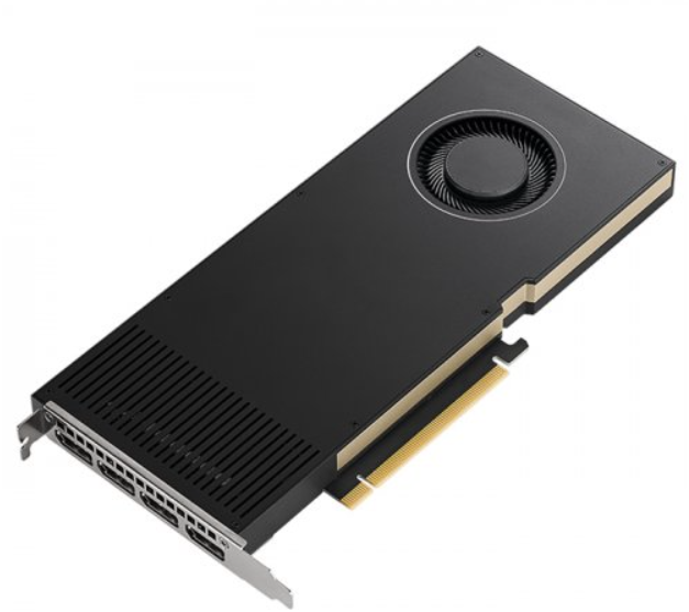PNY RTXA4000 16GB DDR6 256Bit 4 xDISPLAY ÇIKIŞLI PASİF SOĞUTUCULU YAPAY ZEKA AI EKRAN KARTI  (VCNRTXA4000-SB) Görseli
