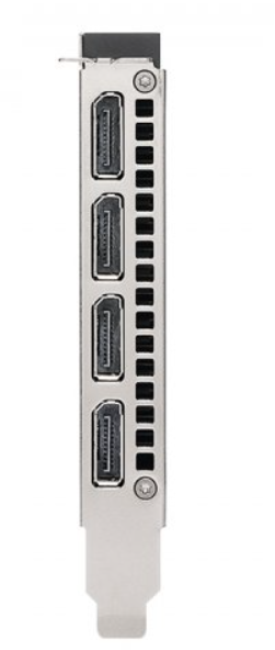 PNY RTXA4000 16GB DDR6 256Bit 4 xDISPLAY ÇIKIŞLI PASİF SOĞUTUCULU YAPAY ZEKA AI EKRAN KARTI  (VCNRTXA4000-SB) Görseli