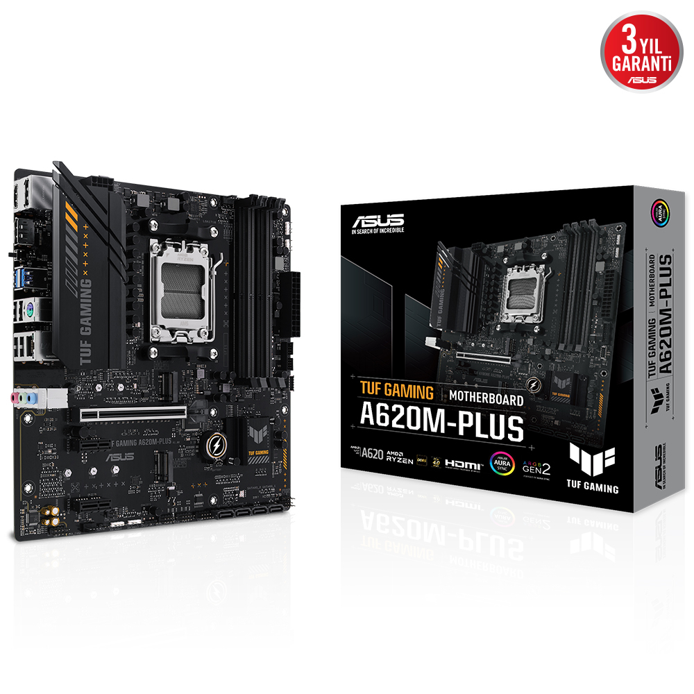 ASUS TUF GAMING A620M-PLUS WIFI DDR5 HDMI M.2 MATX AM5 ASUS TUF GAMING A620M-PLUS WIFI DDR5 HDMI M.2 MATX AM5