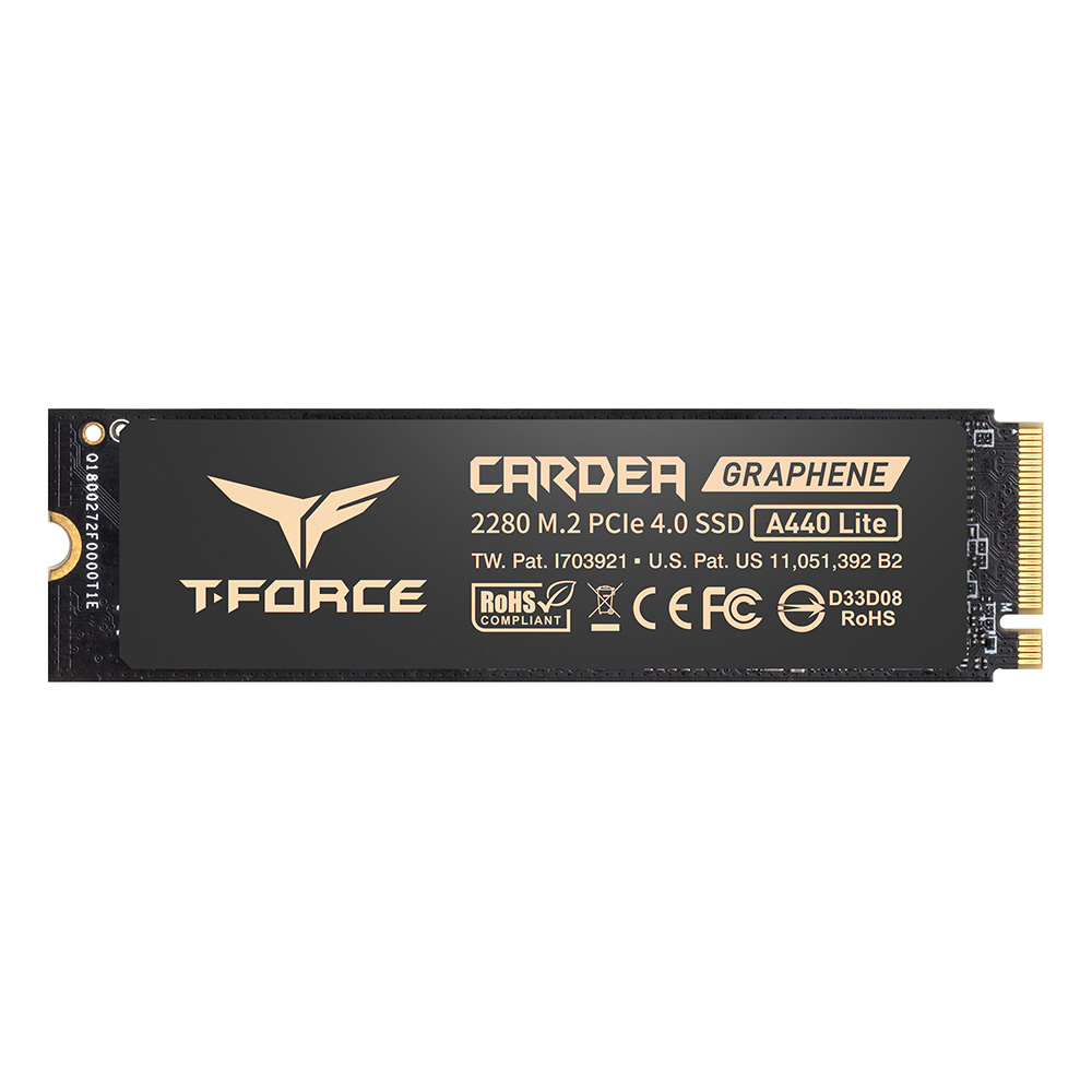 TEAM T-FORCE CARDEA A440 LITE 1TB 7200/6200MB/S PCIE NVME M.2 SSD DISK (TM8FFQ001T0C129)