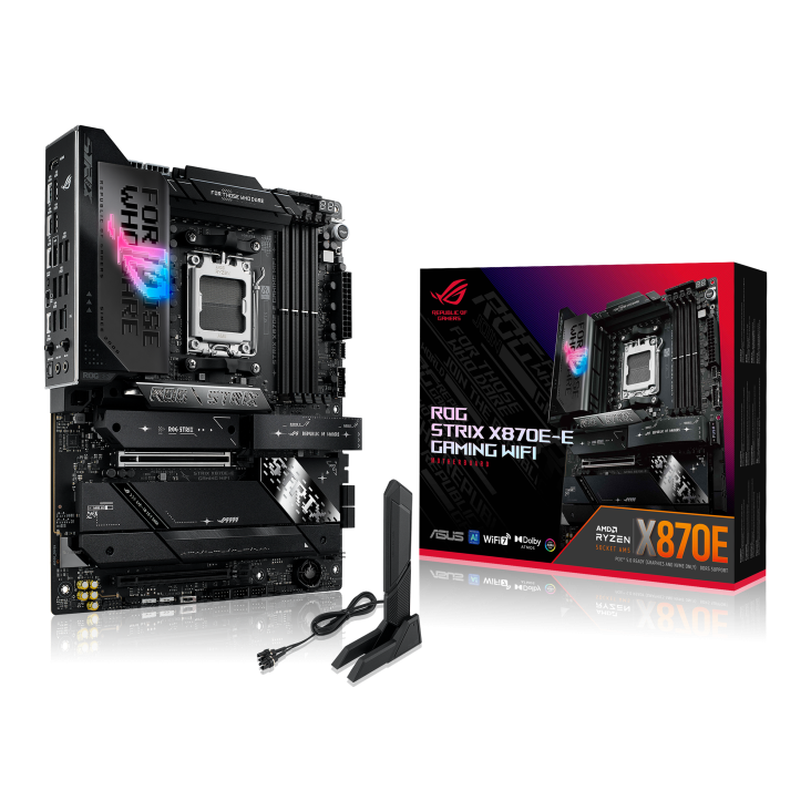 ASUS ROG STRIX X870E-E GAMING WIFI AMD AM5 DR5 ATX ASUS ROG STRIX X870E-E GAMING WIFI AMD AM5 DR5 ATX