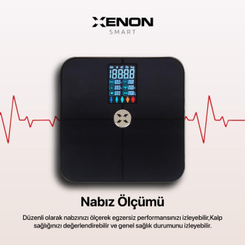 XENON SMART X8702 NABIZ OLCUMLU DIJITAL BASKUL