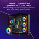 GAMEPOWER WARCRY TOPGLASS 4XARGB GAMING KASA 650W