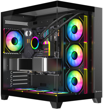 GAMEPOWER WARCRY TOPGLASS 4XARGB GAMING KASA 650W