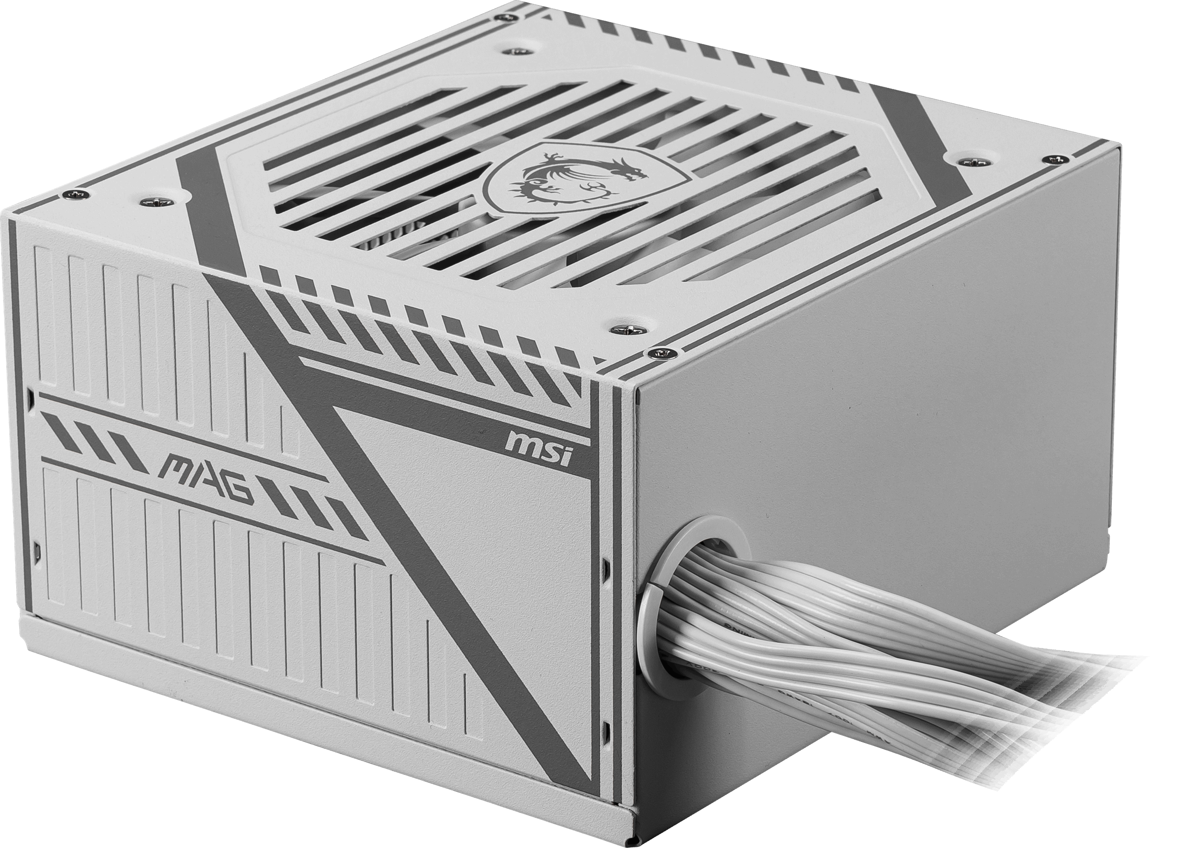 MSI MAG A650BNL WHITE 650W 80+ BRONZE POWER SUPPLY Görseli