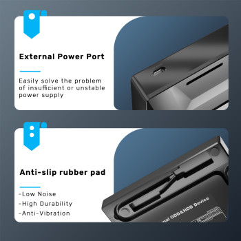 UNITEK HARİCİ DVD-RW TYPE-C/A+5in1 DOCK STATION (T1037A01)