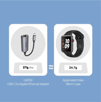UNITEK USB3.1 TYPE-C TO GIGABIT ETHERNET DÖNÜŞTÜRÜCÜ (U1312A)