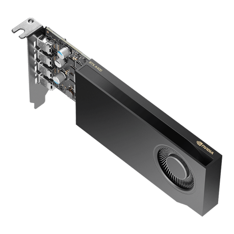 PNY RTX400 4GB DDR6 64Bit 4 xDISPLAY ÇIKIŞLI PASİF SOĞUTUCULU YAPAY ZEKA AI EKRAN KARTI  (VCNRTXA400-SB)